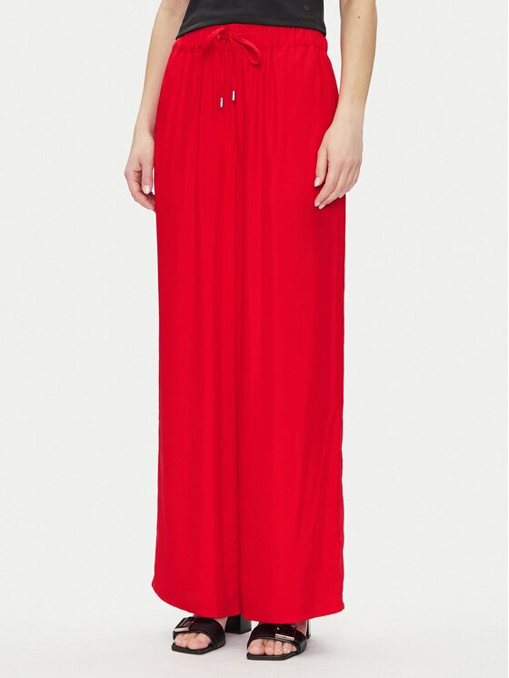 CALVIN KLEIN Текстилни панталони LV044B932G Wide Leg