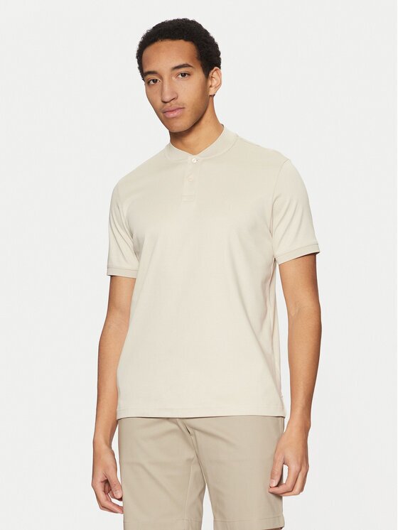 CALVIN KLEIN Тениска с яка и копчета K10K111201 Regular Fit
