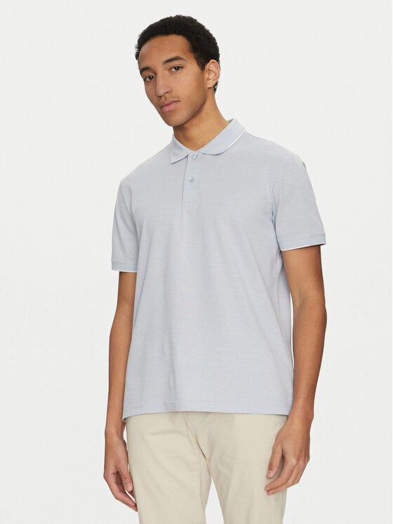 CALVIN KLEIN Тениска с яка и копчета K10K114475 Regular Fit