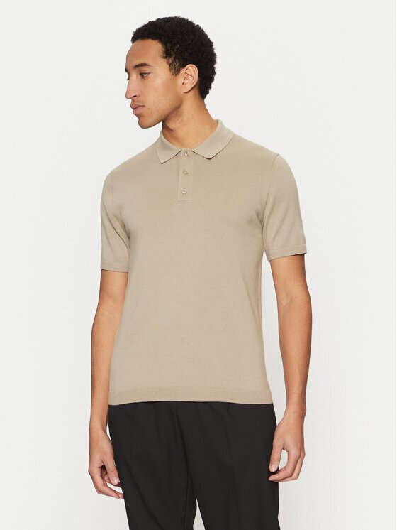 CALVIN KLEIN Тениска с яка и копчета K10K114476 Regular Fit