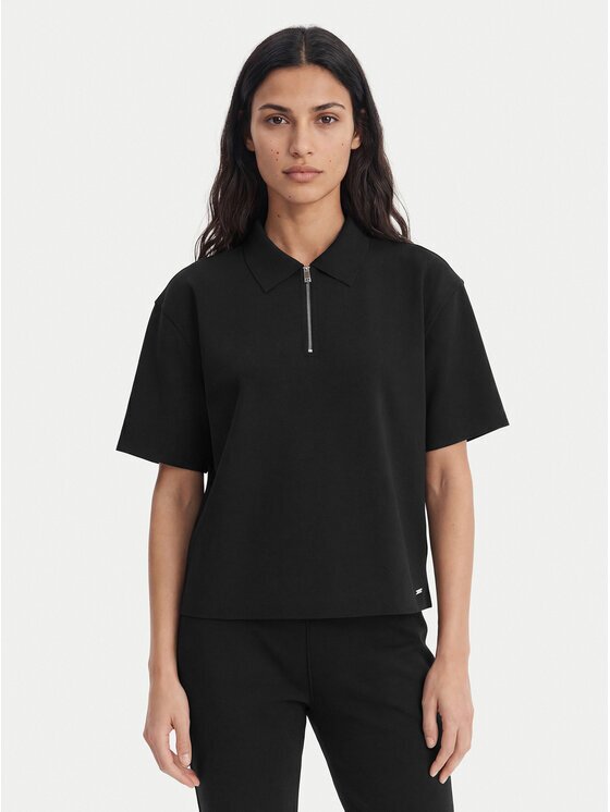 CALVIN KLEIN Тениска с яка и копчета LV044E241G Relaxed Fit