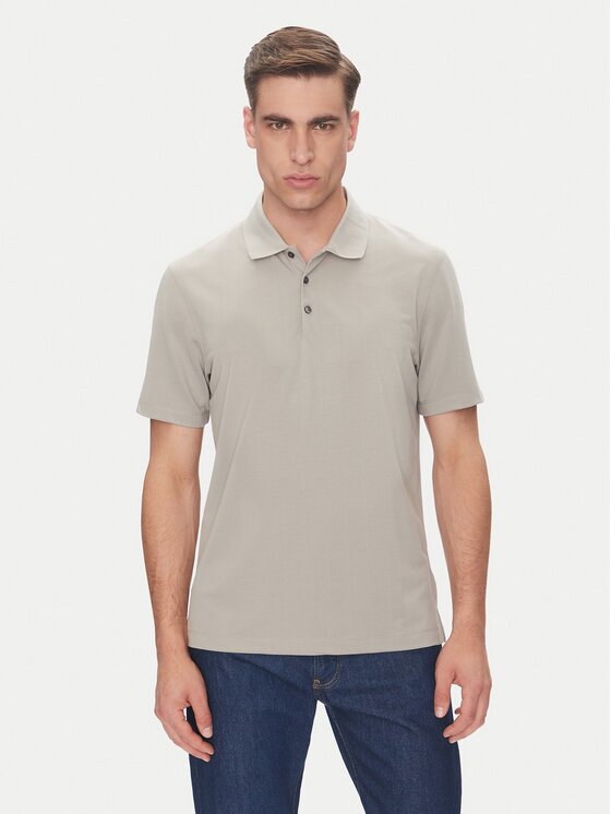 CALVIN KLEIN Тениска с яка и копчета LV04LB220G Regular Fit