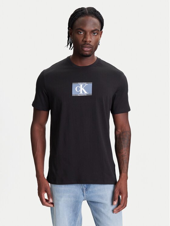 CALVIN KLEIN Тишърт Box Tape Graphic LV04RC854G Regular Fit