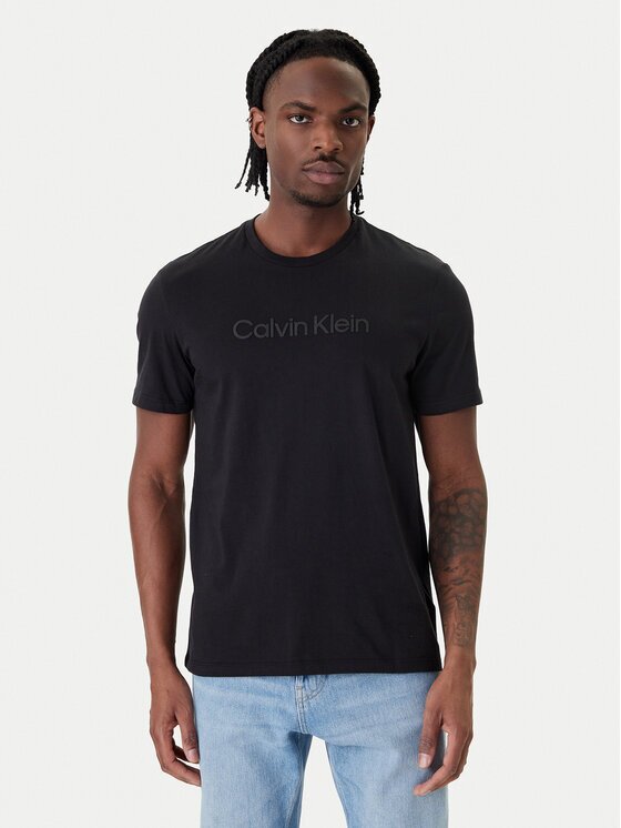 CALVIN KLEIN Тишърт LV04LF810G Екрю Regular Fit