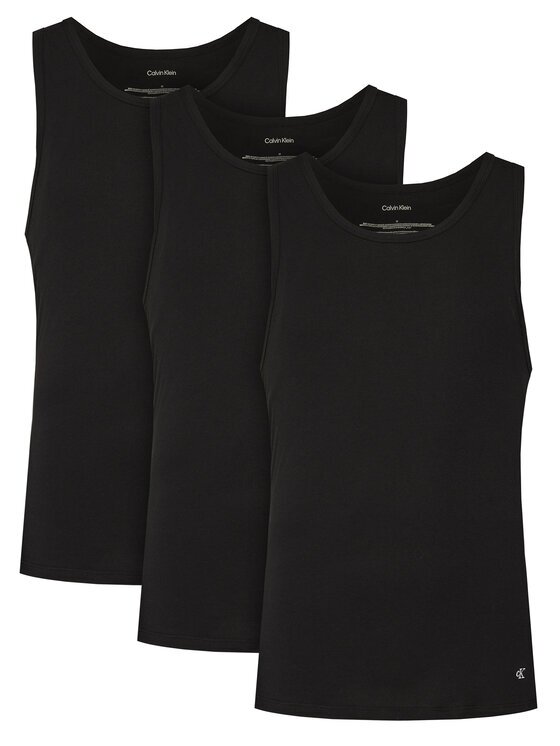 Calvin Klein Underwear Комплект потници без ръкави Tank 3Pk LV00NB4184 Slim Fit