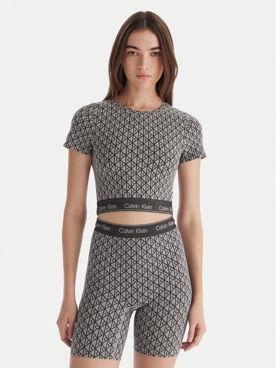 Calvin Klein Underwear Тишърт LV00QF8487 Slim Fit