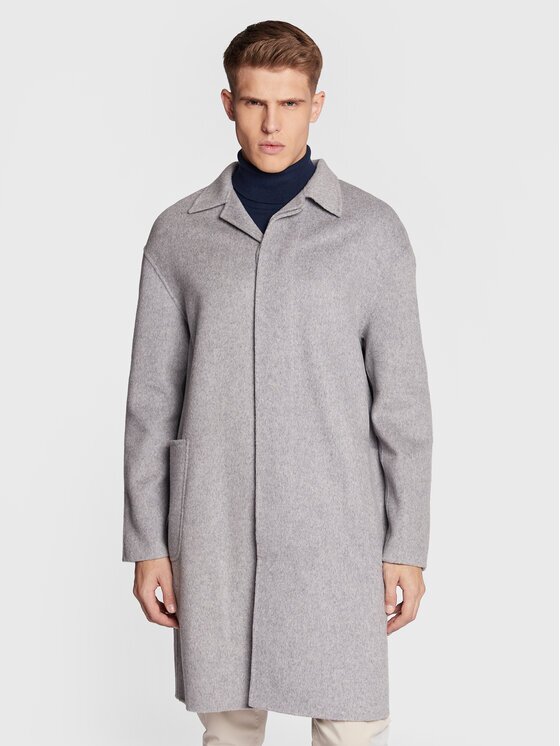 CALVIN KLEIN Вълнено палто K10K109549 Regular Fit
