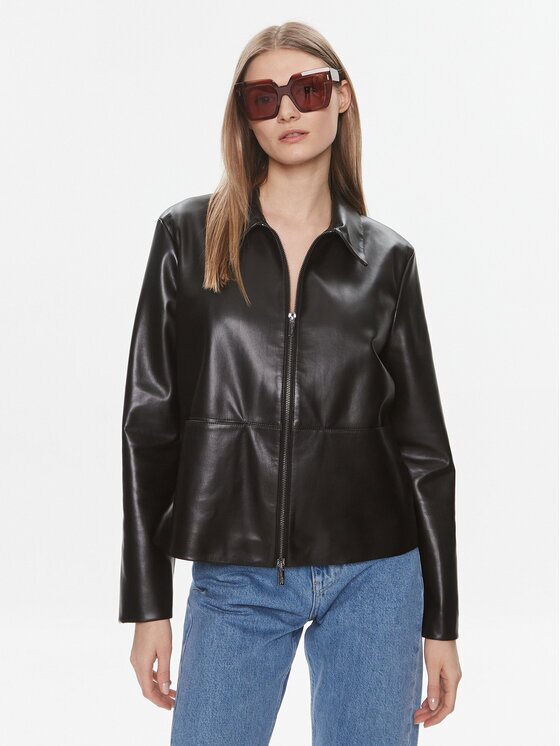 CALVIN KLEIN Яке от имитация на кожа K20K206311 Relaxed Fit