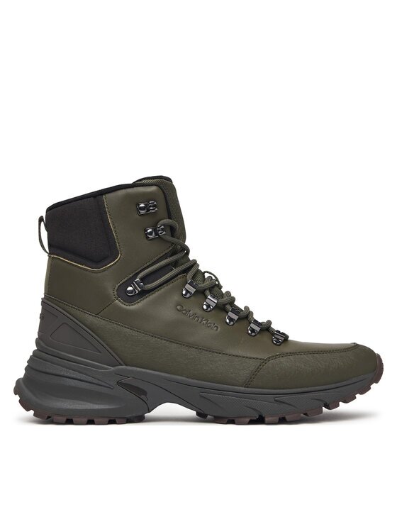 CALVIN KLEIN Туристически oбувки Hike Runner Mid Laceup Lth HM0HM02323