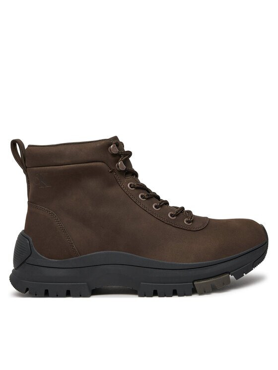CALVIN KLEIN Зимни обувки Hybrid Wp Boot Laceup Rebellious YM0YM01077 Кафяв