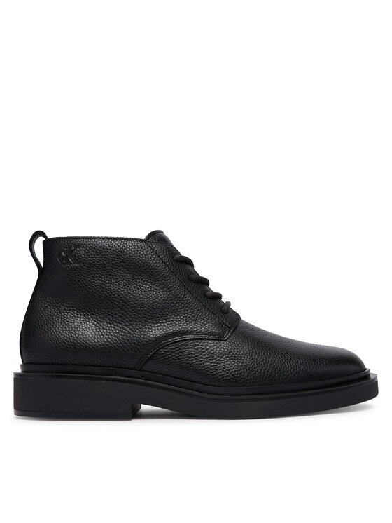 CALVIN KLEIN Зимни обувки Sq Rubber Desert Boot Lth HM0HM02352