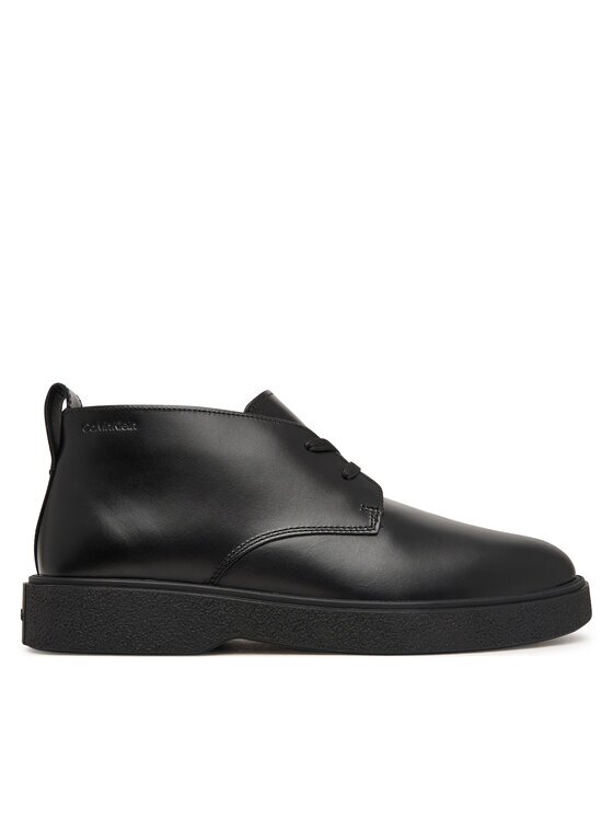 CALVIN KLEIN Зимни обувки Text Rubber Desert Boot Lth HM0HM02255