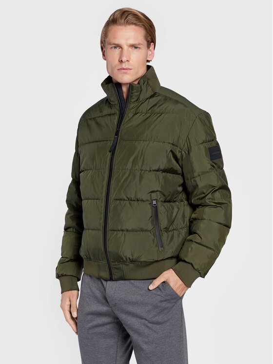 CALVIN KLEIN Зимно яке Mix Media Quilt K10K110331 Regular Fit