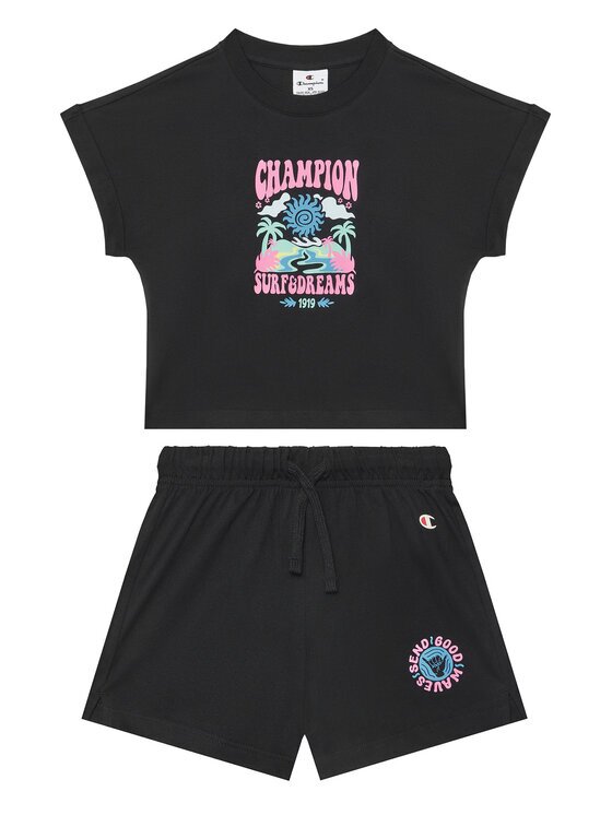 Champion Комплект тишърт и панталонки 405127 Regular Fit