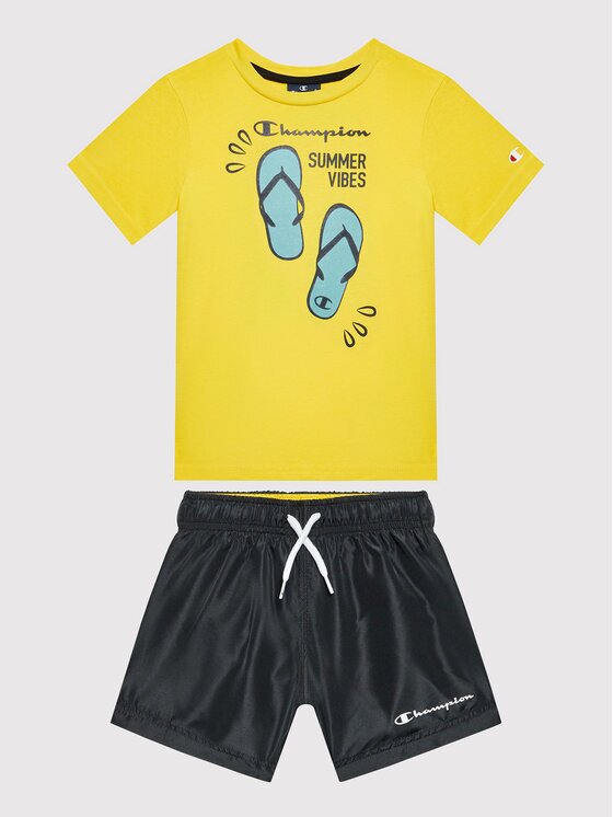 Champion Комплект тишърт и спортни шорти 306050 Regular Fit