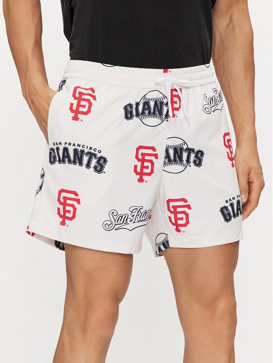 Champion Плажни шорти 219885 Екрю Short Fit