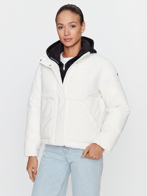 Champion Преходно яке Jacket 116922 Екрю Custom Fit