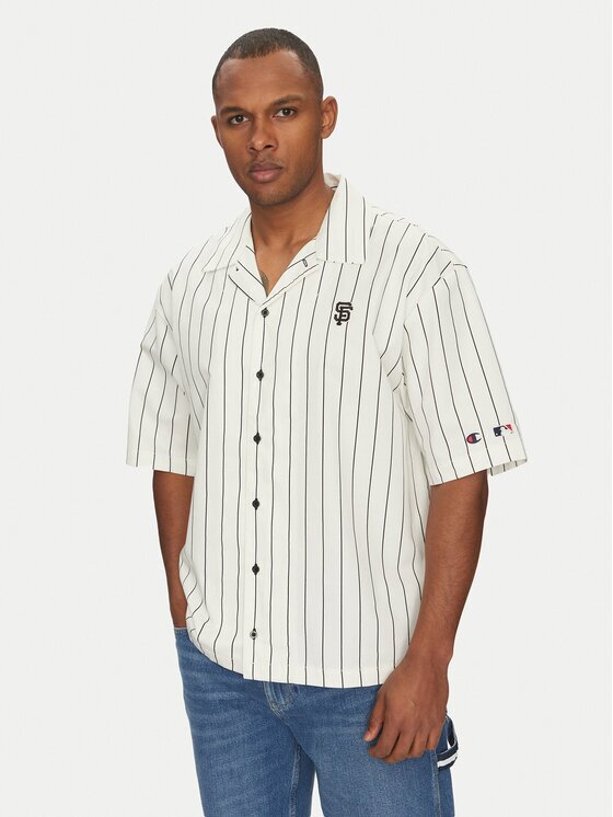 Champion Риза 221041 Тъмносин Regular Fit
