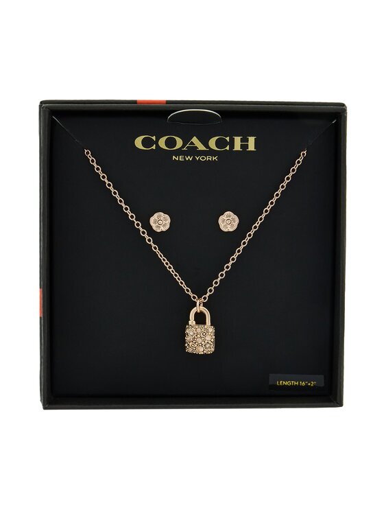 Coach Комплект колие и обеци 37541360