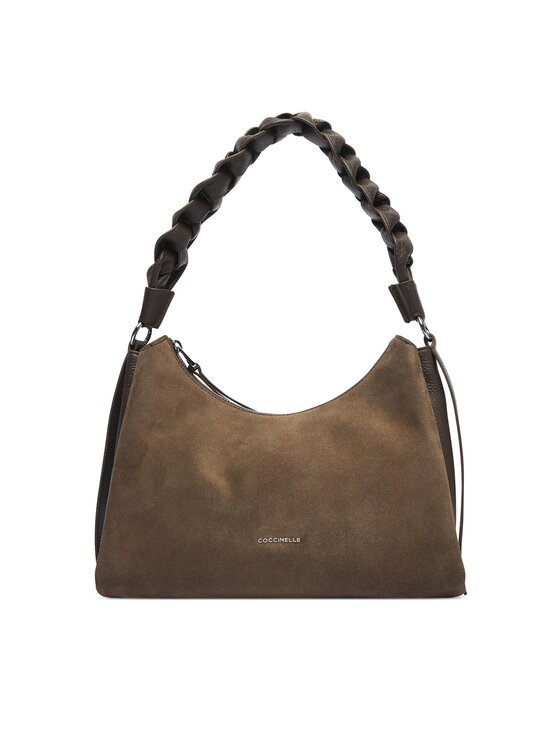 COCCINELLE Дамска чанта P6P Boheme Suede Bimaterial E1 P6P 13 03 01 Каки