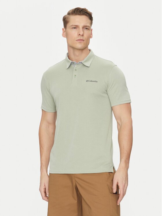 Columbia Тениска с яка и копчета Nelson Point 1772721 Regular Fit