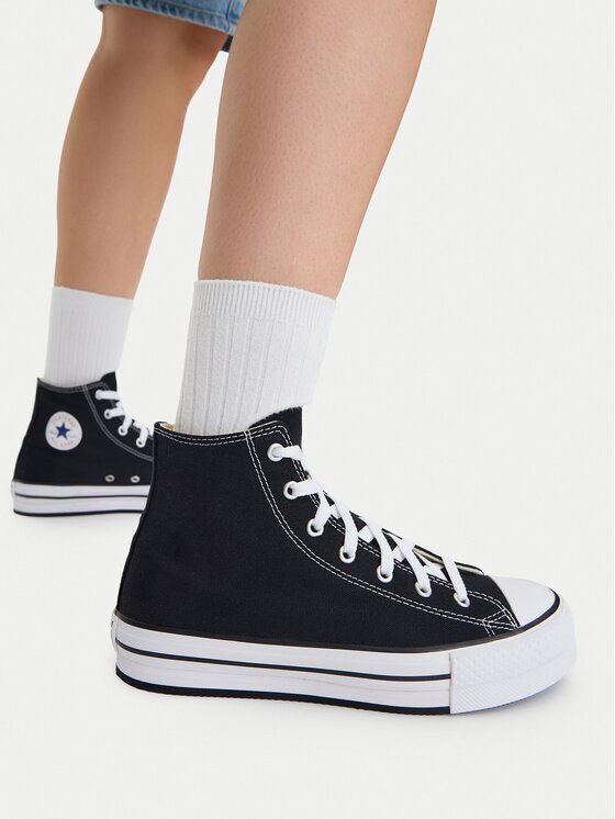 Converse Кецове Chuck Taylor All Star Eva Lift Hi 272855C Черен