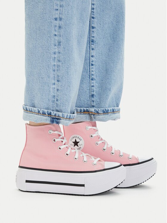 Converse Кецове Chuck Taylor All Star Lift Double Stack A15012C Розов