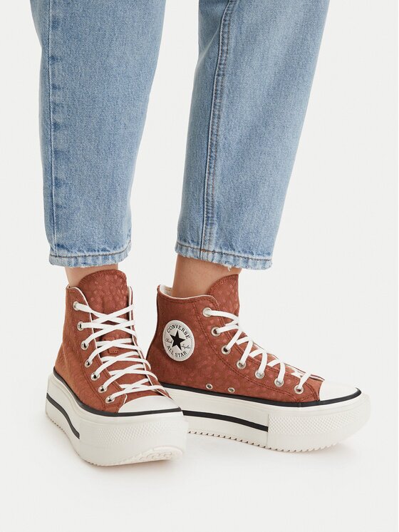Converse Кецове Chuck Taylor All Star Lift Double Stack Platform Deer A17884C