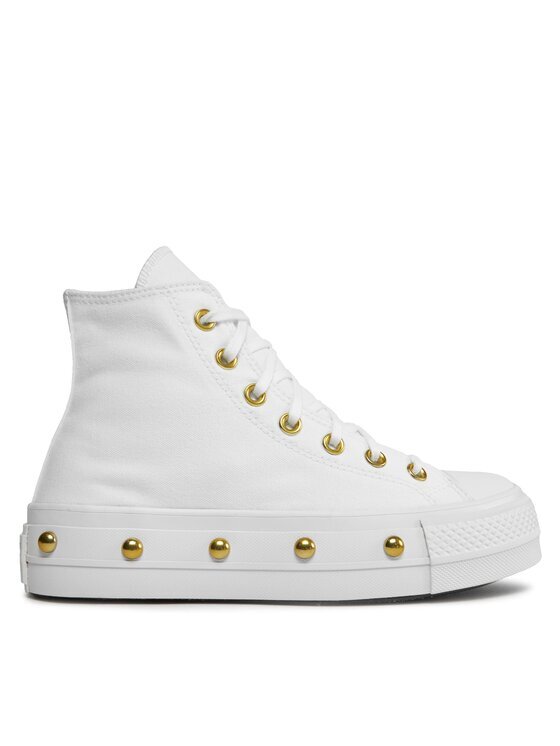 Converse Кецове Chuck Taylor All Star Lift Platform Star Studded A06787C Бял