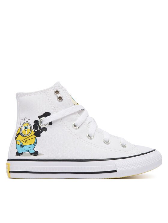 Converse Кецове x Minions Chuck Taylor All Star A21405C Бял