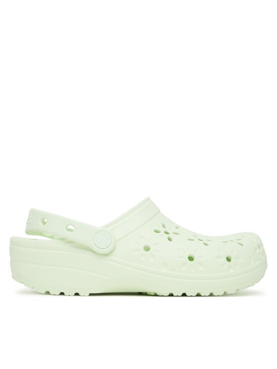 Crocs Чехли Classic Floral Cut-Out Clog 210927
