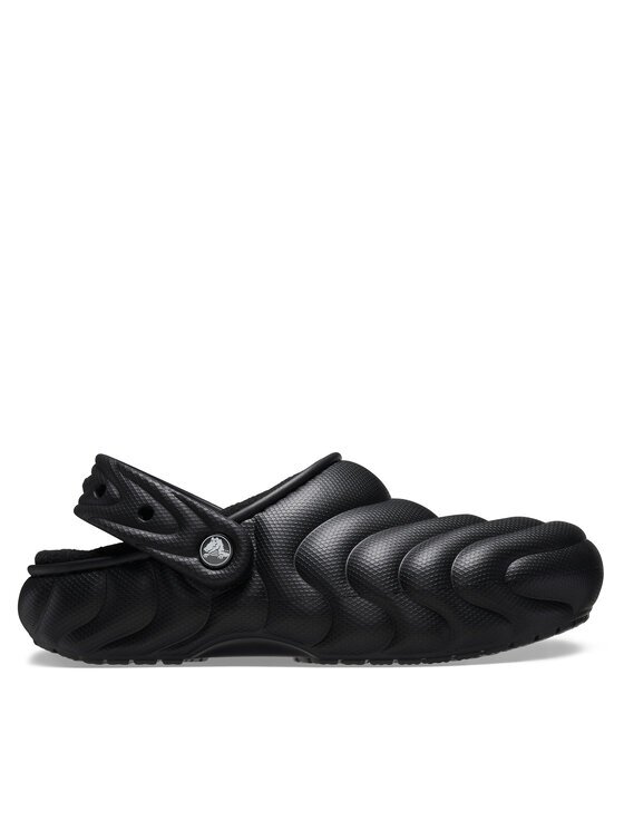 Crocs Чехли Classic Lined Overpuff Clog 210059 Черен