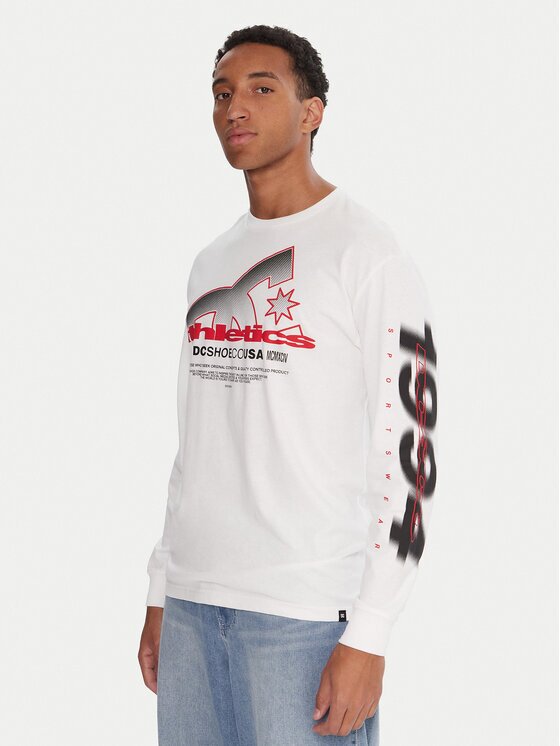 DC Shoes Тениска с дълъг ръкав Slathletic EDYZT04357 Heritage Fit