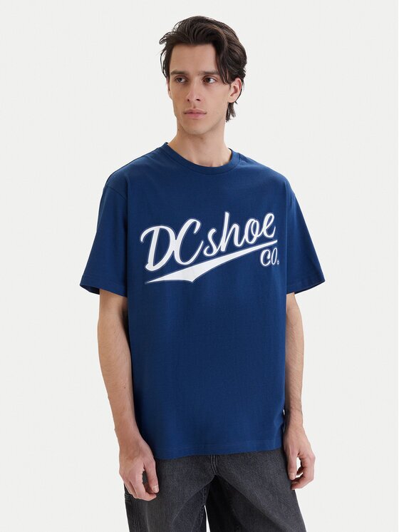 DC Shoes Тишърт Substitute EDYZT04373 Тъмносин Regular Fit