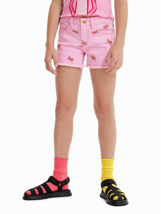 DESIGUAL Дънкови шорти 23SGDD05 Regular Fit