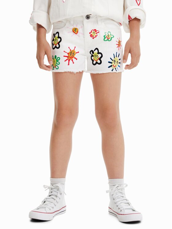 DESIGUAL Дънкови шорти 23SGDD07 Regular Fit