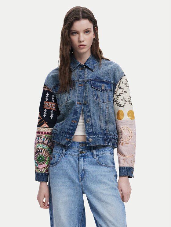 DESIGUAL Дънково яке Cassid 25SWED59 Regular Fit