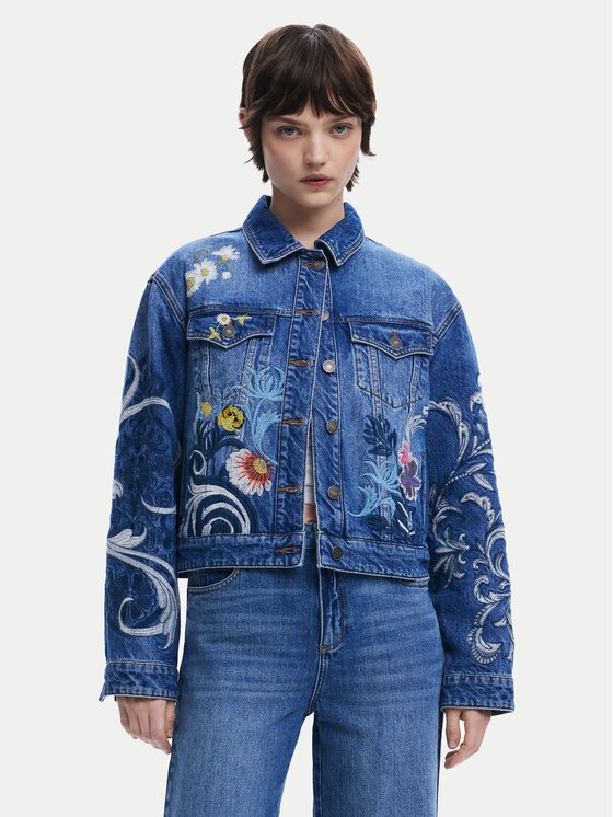 DESIGUAL Дънково яке Misouri 25SWED55 Regular Fit