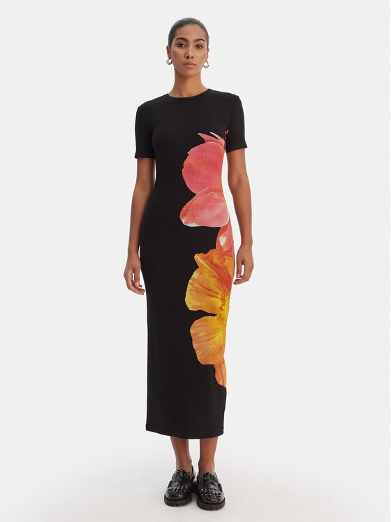 DESIGUAL Ежедневна рокля 26SWVK26 Slim Fit