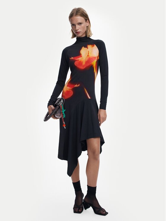 DESIGUAL Ежедневна рокля Mila 25WWVK40 Slim Fit