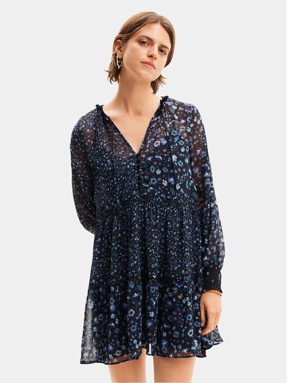 DESIGUAL Лятна рокля Doque 24SWVW20 Relaxed Fit