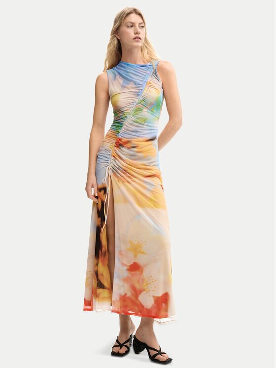 DESIGUAL Лятна рокля Jade 26SWVK38 Slim Fit