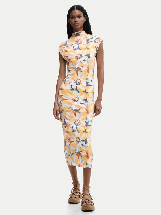 DESIGUAL Лятна рокля Martha 26SWVK48 Slim Fit