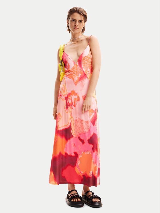 DESIGUAL Лятна рокля Nerea 24SWVK19 Regular Fit
