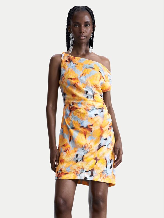 DESIGUAL Лятна рокля Sol 26SWVW50 Slim Fit