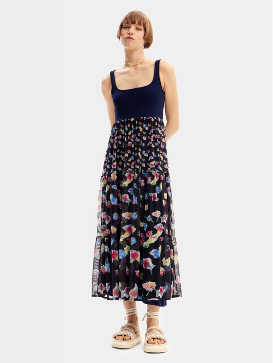 DESIGUAL Лятна рокля Vancouver 24SWVK58 Regular Fit