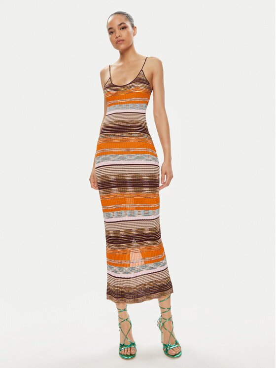DESIGUAL Лятна рокля Viena 24SWVF05 Slim Fit