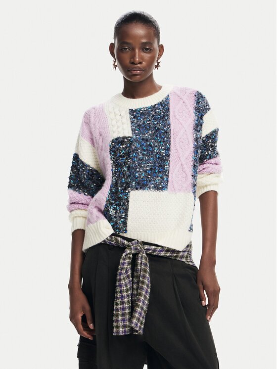 DESIGUAL Пуловер Edmonton 24WWJF19 Regular Fit