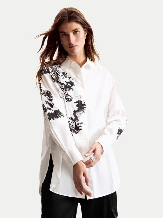 DESIGUAL Риза Orchid Lacroix 26SWCW29 Oversize