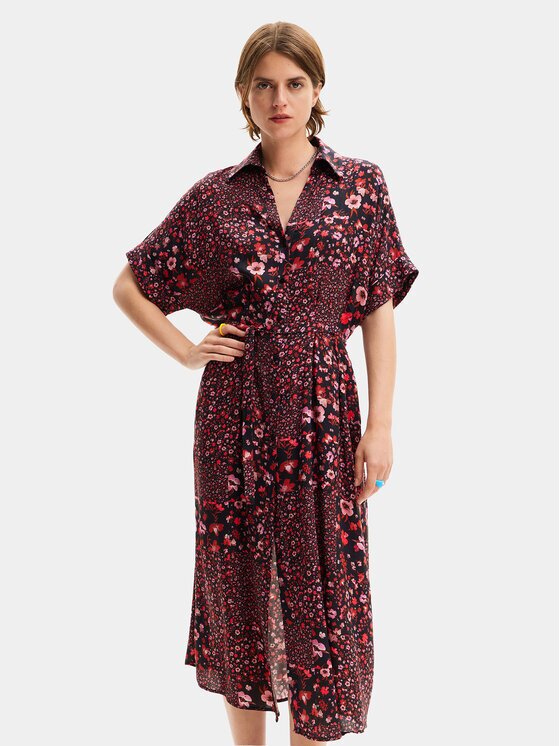 DESIGUAL Рокля тип риза Candela 24SWVW41 Loose Fit